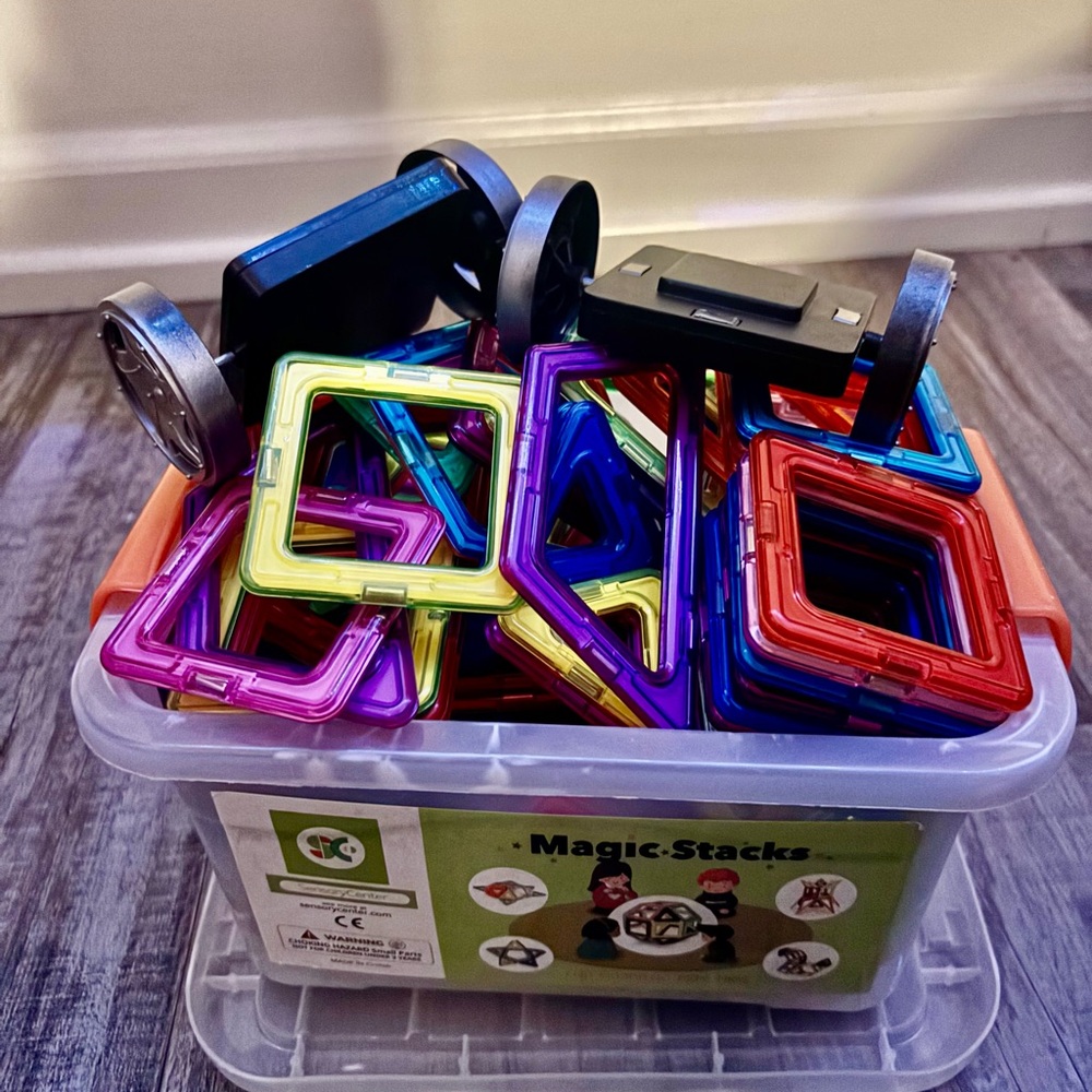 130 Magic Stacks Magnetic Building Blocks